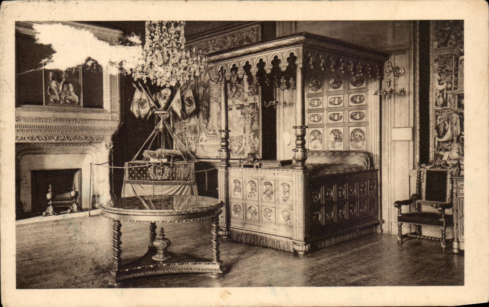 CPA Pau Castle Henri IV Room To lay down Kings De Navarre