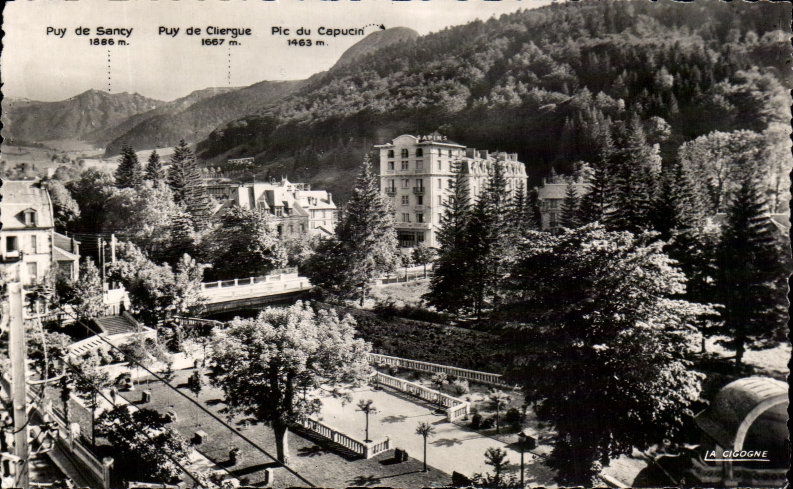 CPSM the Mount Gilds Thermal spa And Tourist a Corner of Per