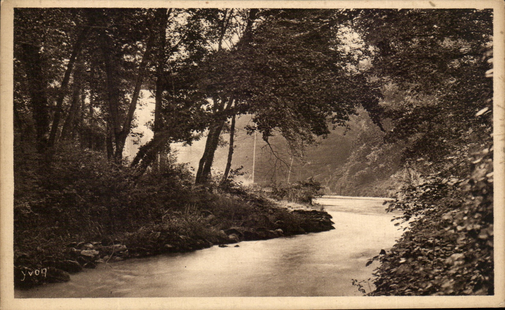 CPA In the Gironde Area of Bazas gracious Meanders of Ciron of the Notched joint