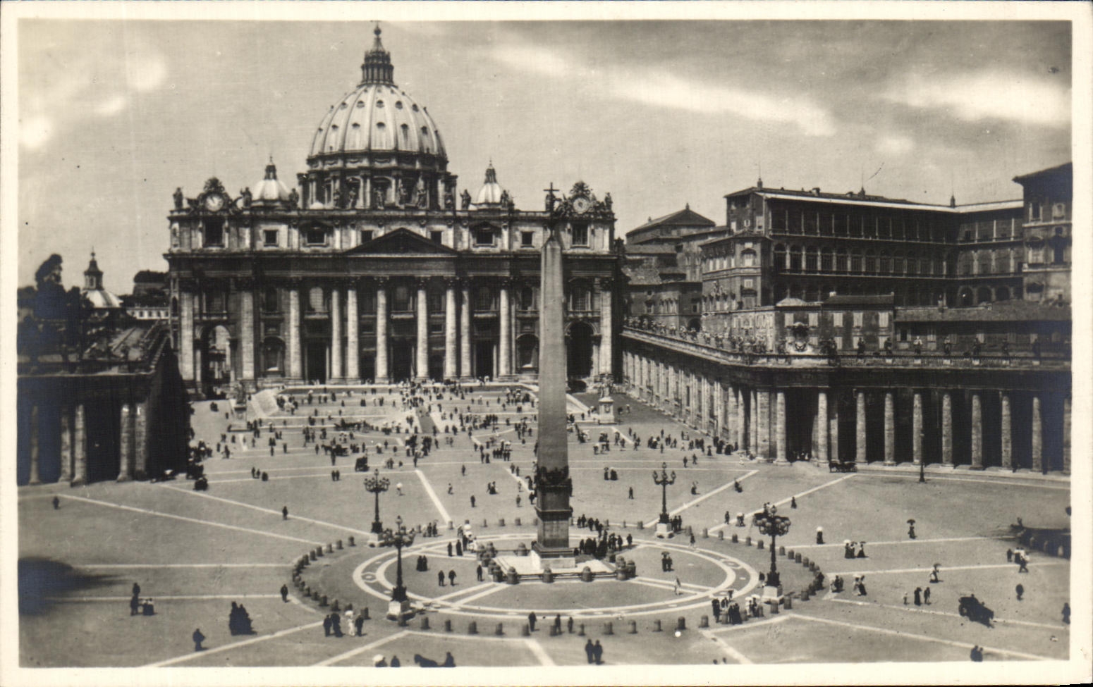 CPA Roma Plazza e Basilica di S Pietro