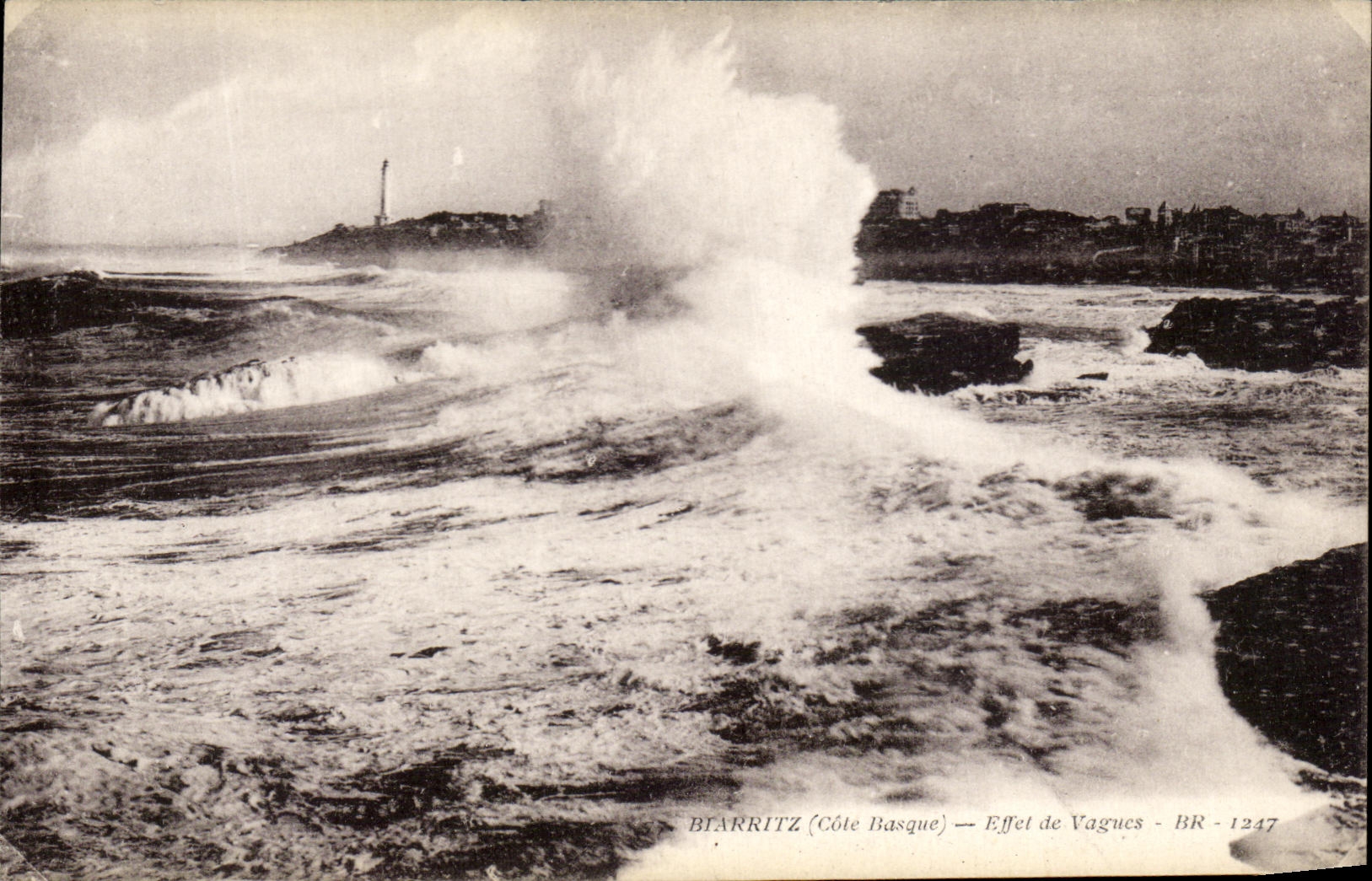 CPA Biarritz Eifet of Waves