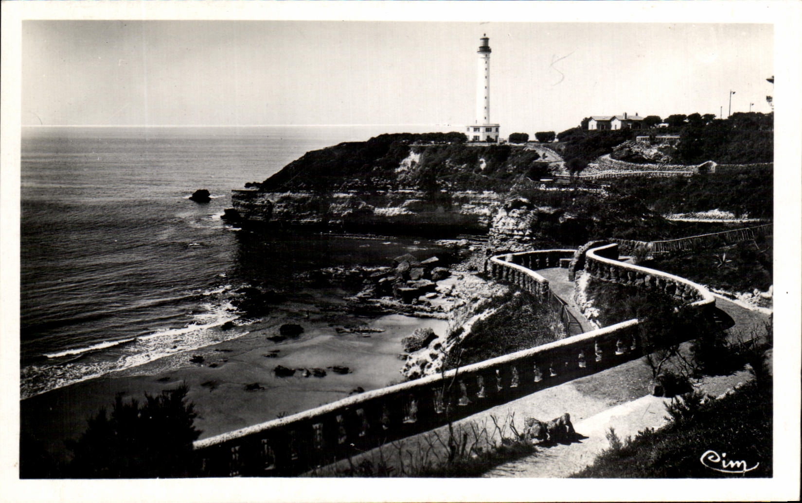 CPA Biarritz Join Corner towards the headlight