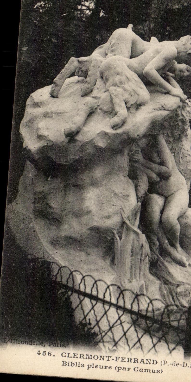 CPA Clermont Ferrand Biblis cries by Camus