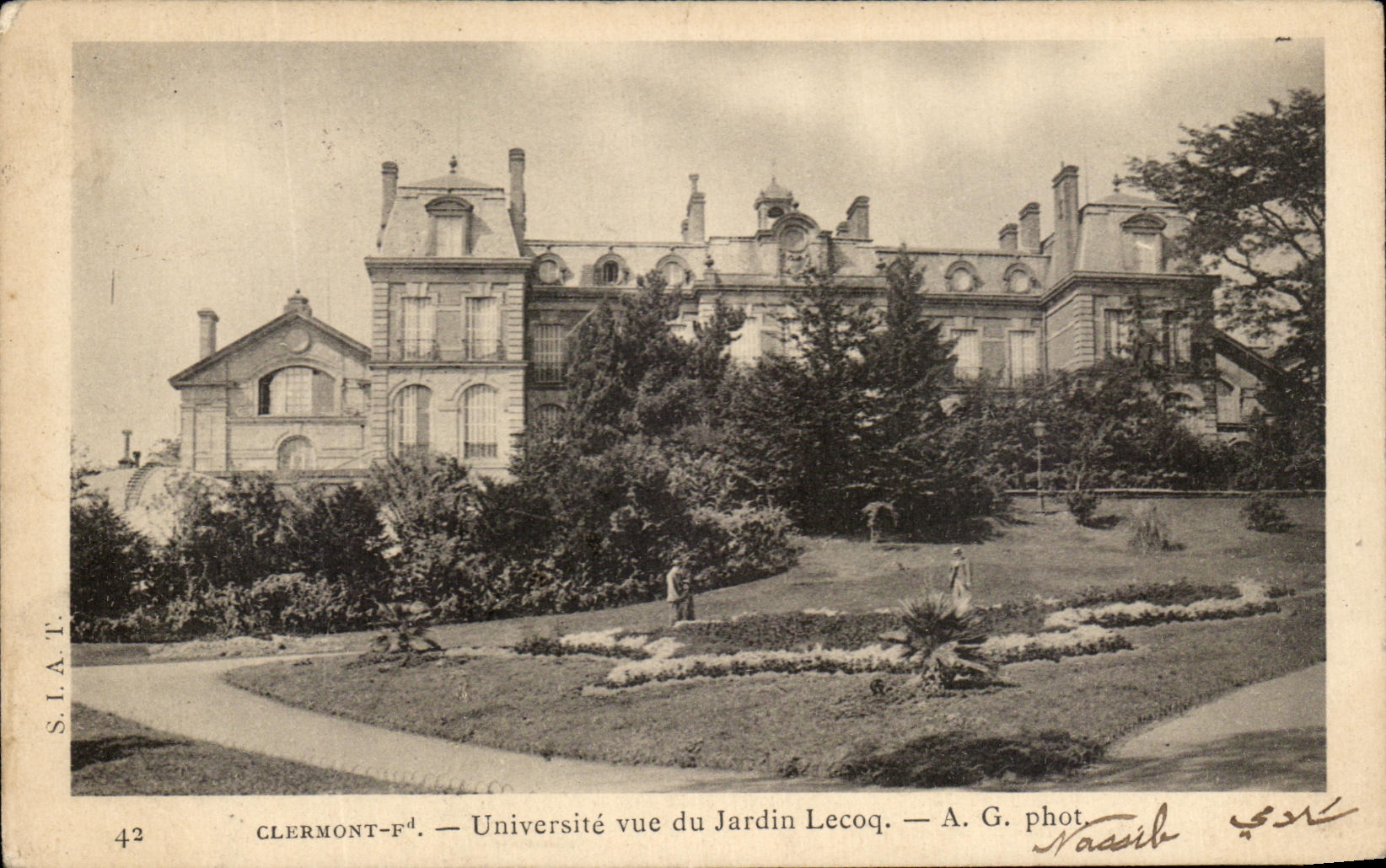 CPA Clermont Fd Universite Seen of the Lecoq Garden