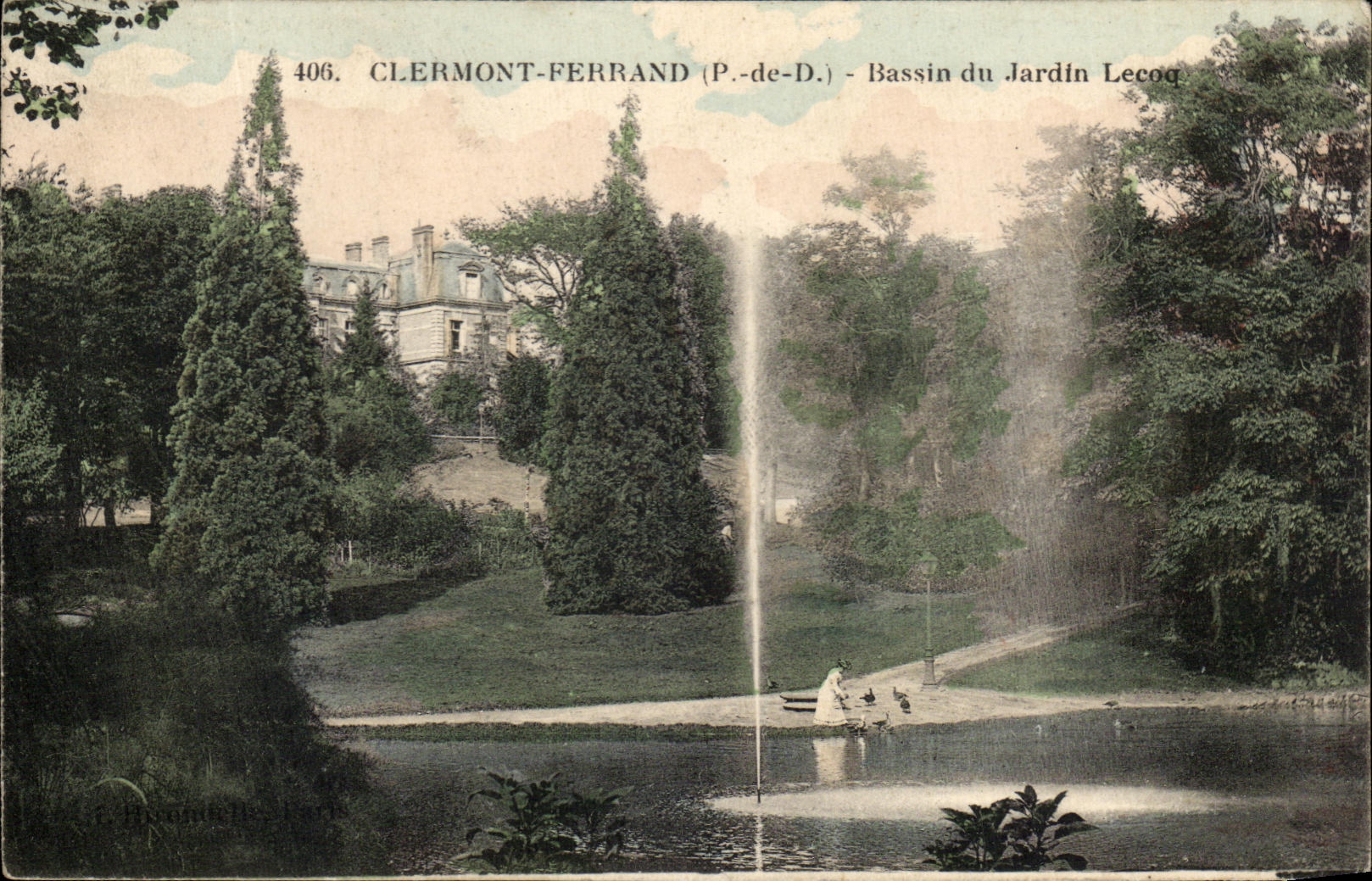 CPA Clermont Ferrand Basin of the Lecoq Garden