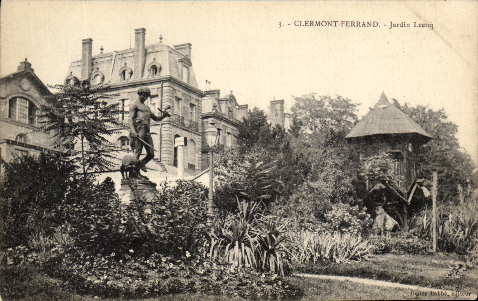 CPA Clermont Ferrand Lecoq Garden