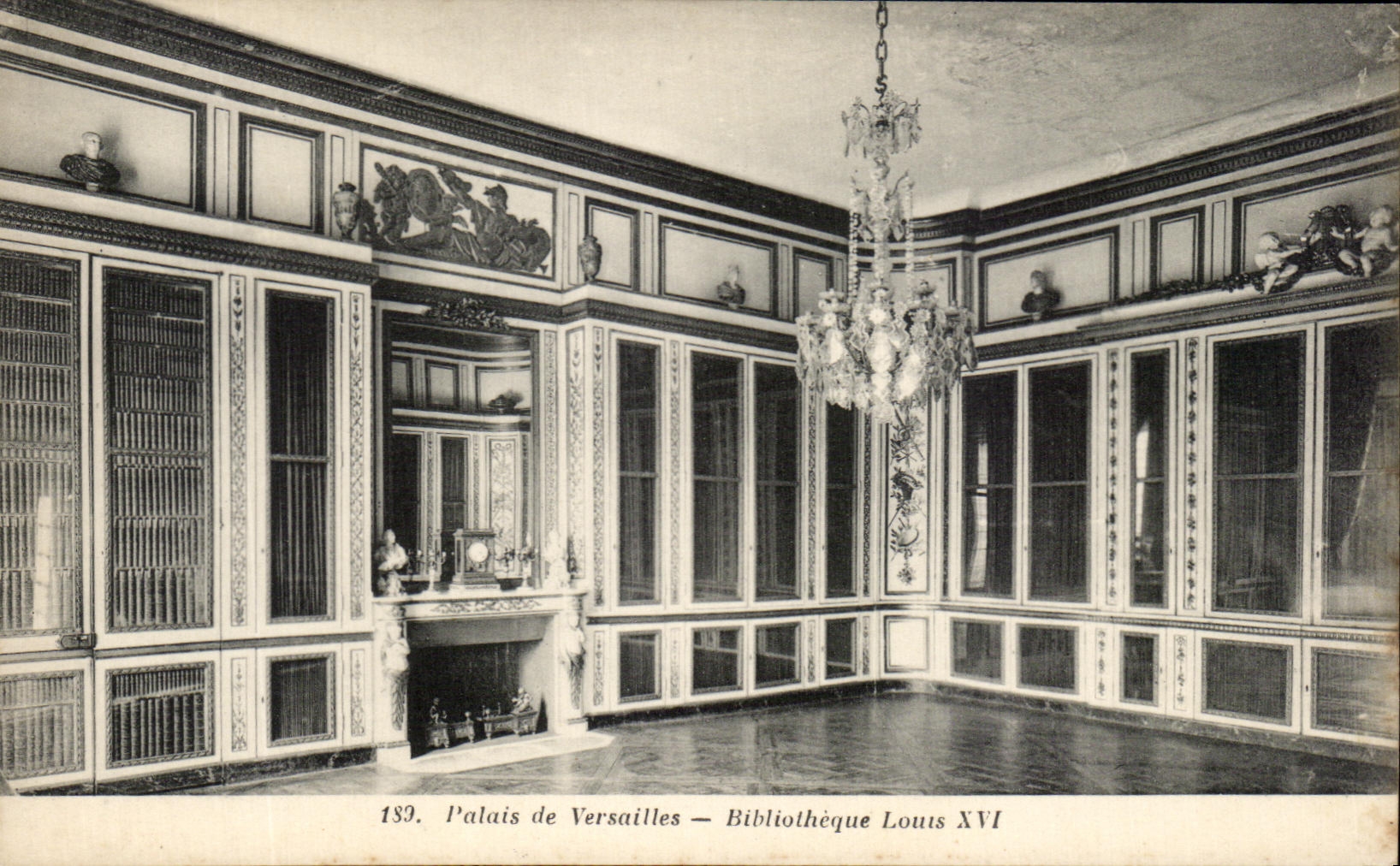 CPA Palais de Versailles Bibliotheque Louis XVI