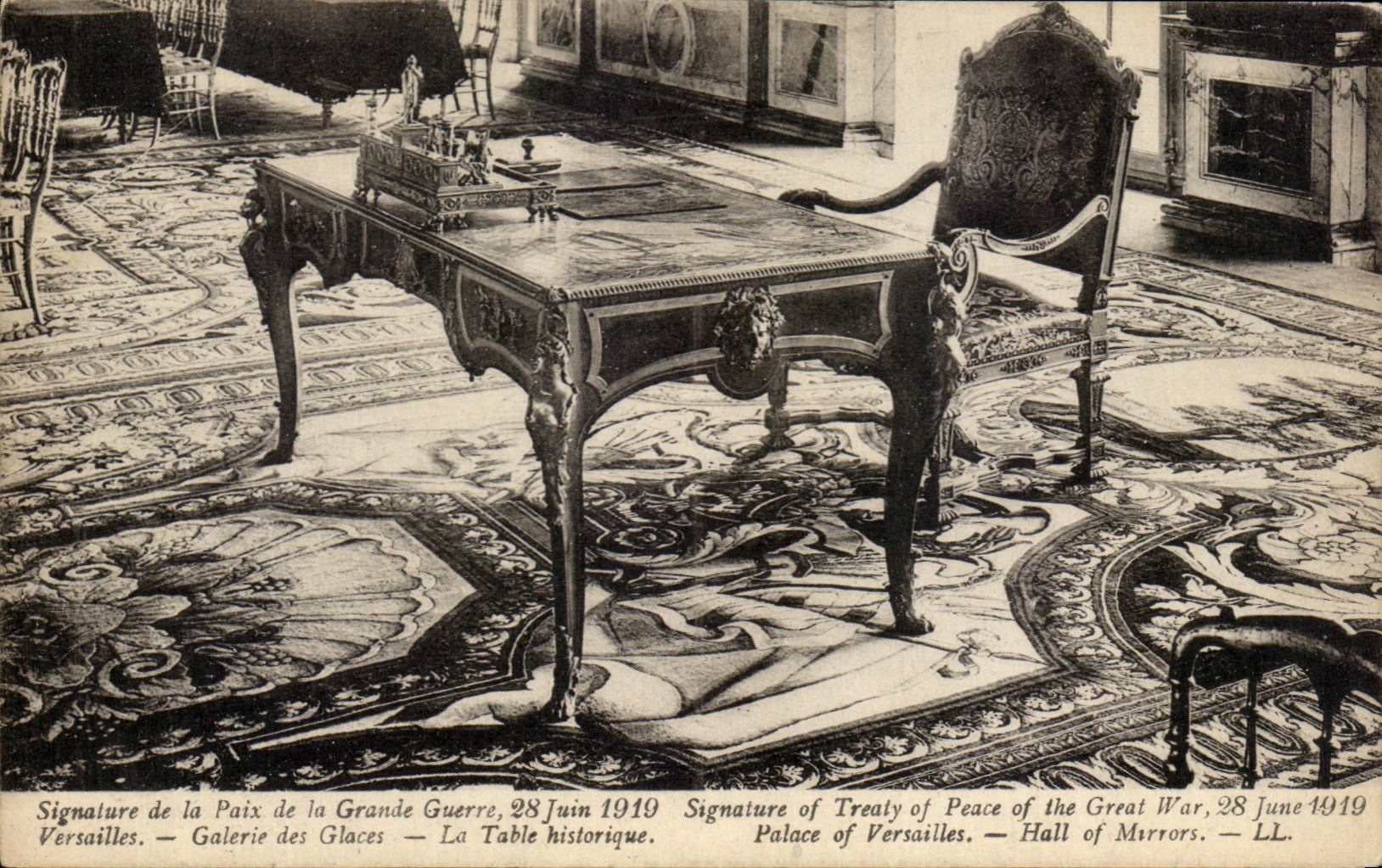 La galeria de CPA Versalles del hiela tabla Militaria el 28 de junio de 1919 historico