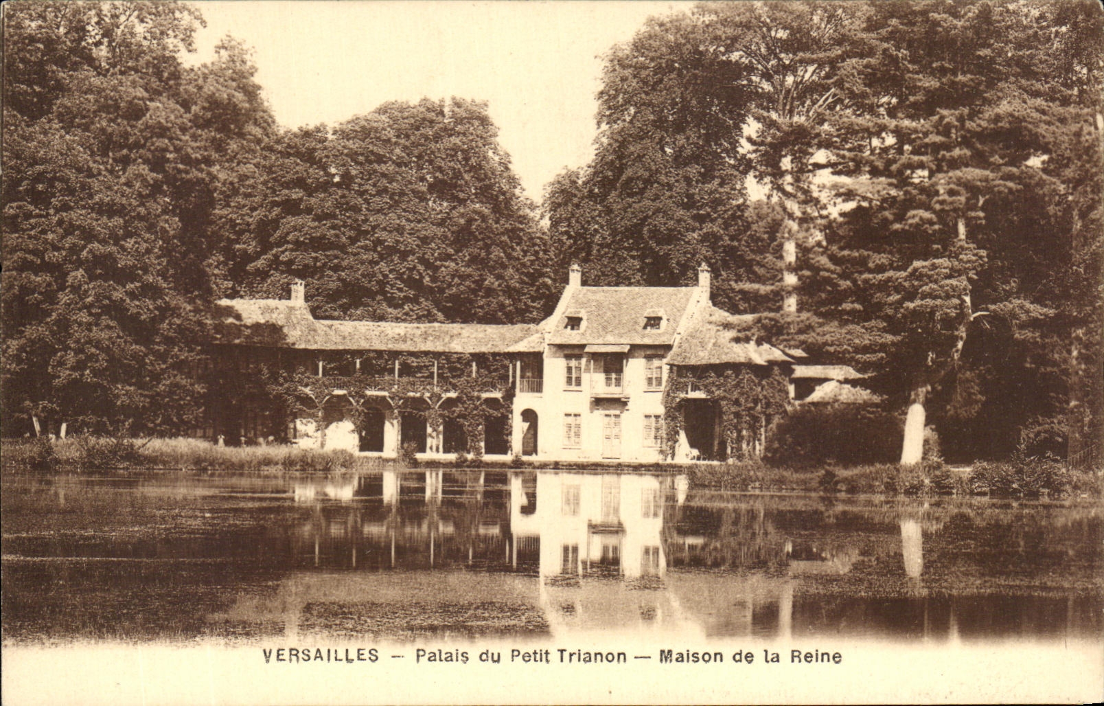 Paladar de CPA Versalles de la pequena casa de Trianon de la reina
