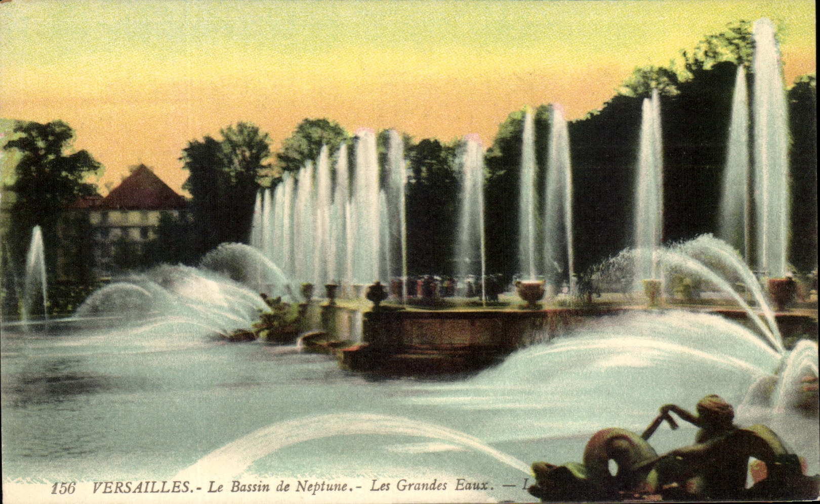 CPA Versalles el lavabo del agua grande de Neptuno