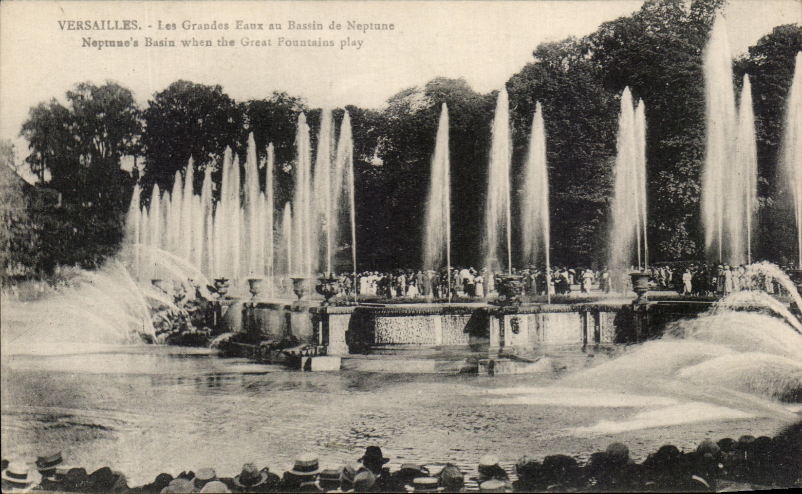 CPA Versalles el gran lavabo del ano de las falsificaciones de Neptuno