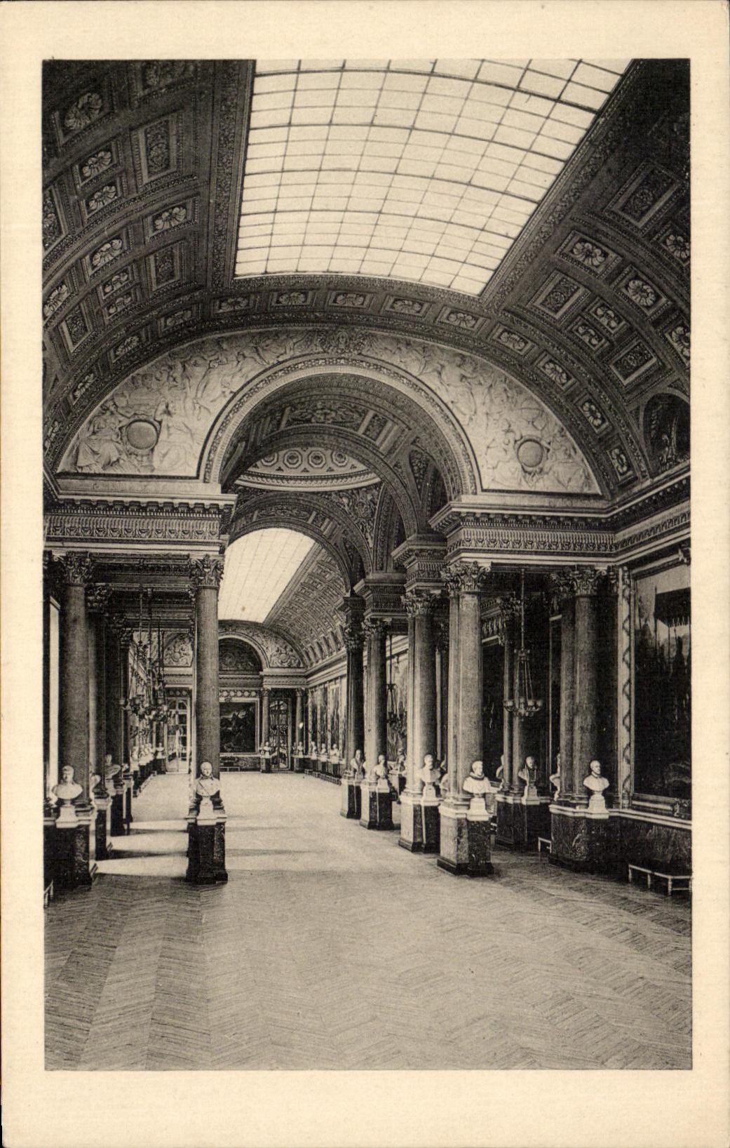 CPA Chateau De Versailles Galerie Des Batailles