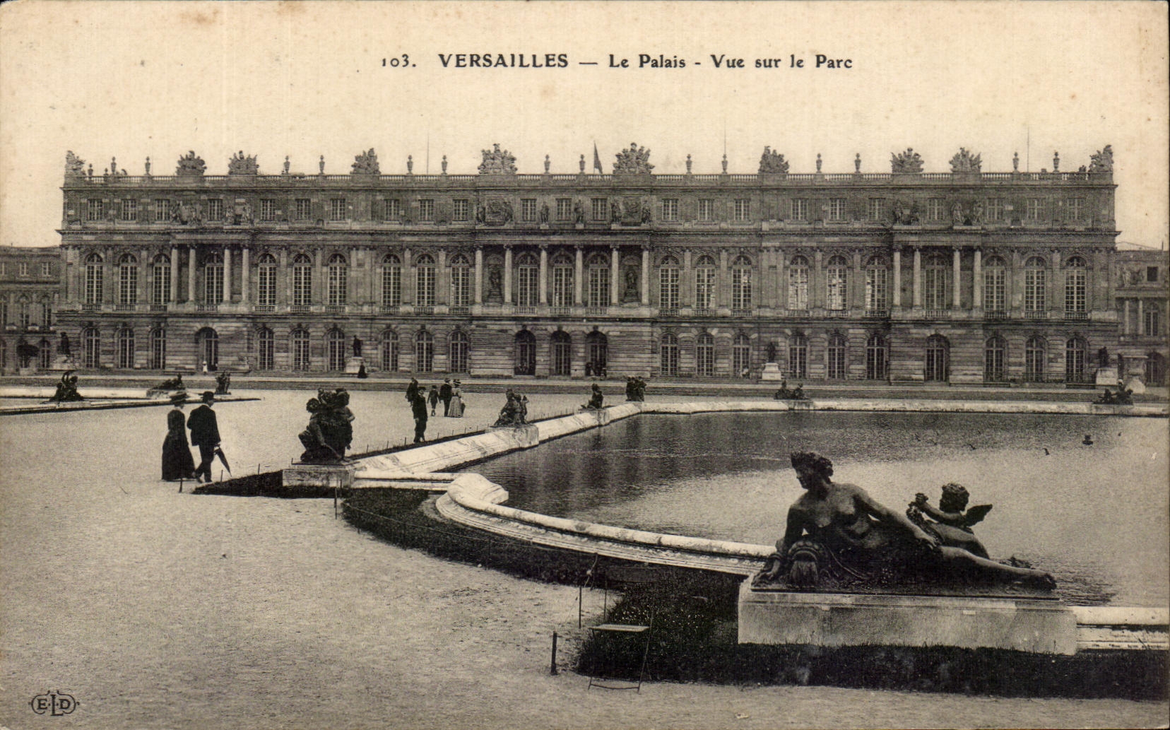 CPA Versalles el paladar visto en el parque