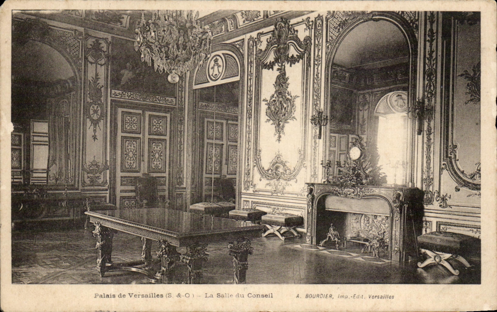 CPA Palaid de Versailles la Saint du Conseil