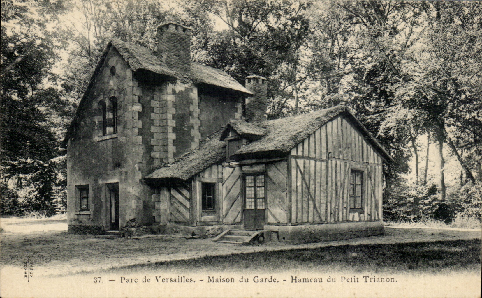 Parque de CPA de casa de Versalles del protector Hamlet de pequeno Trianon