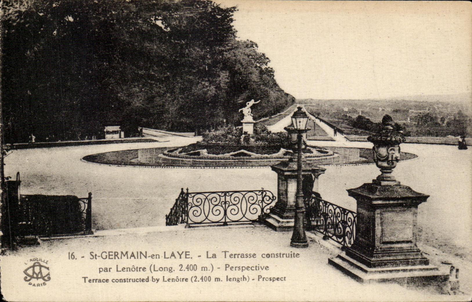 St aleman de CPA en el martillo de Bush la terraza construida por Lenotre View