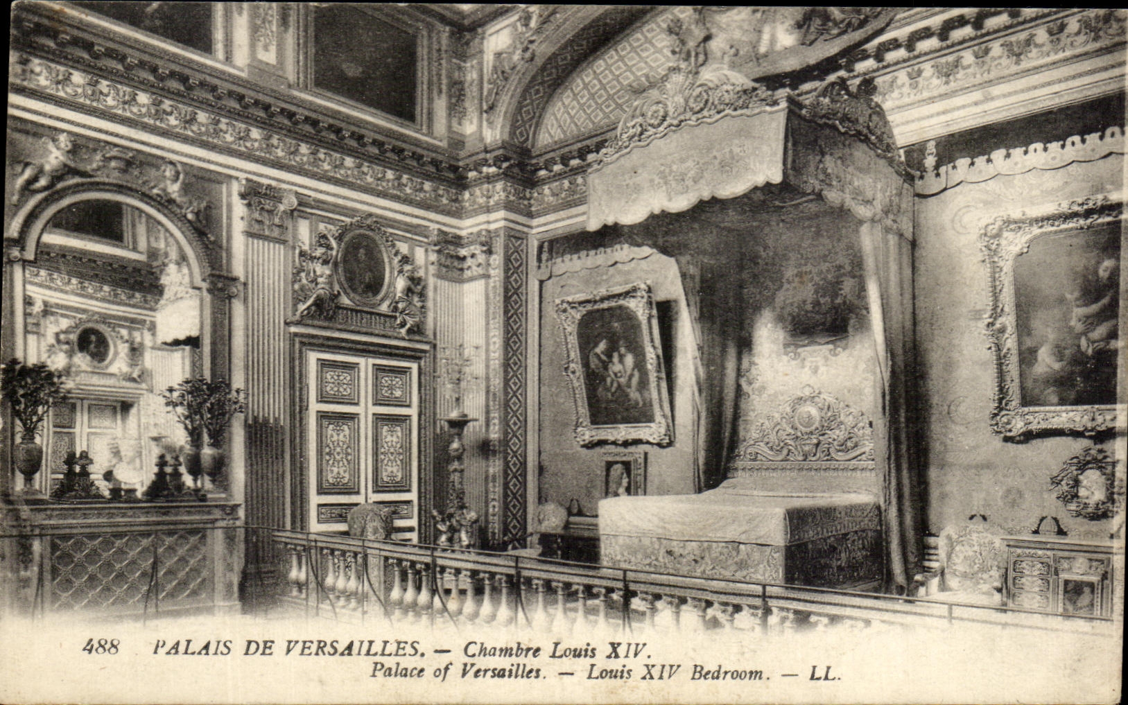 Paladar de CPA del sitio Louis XV de Versalles