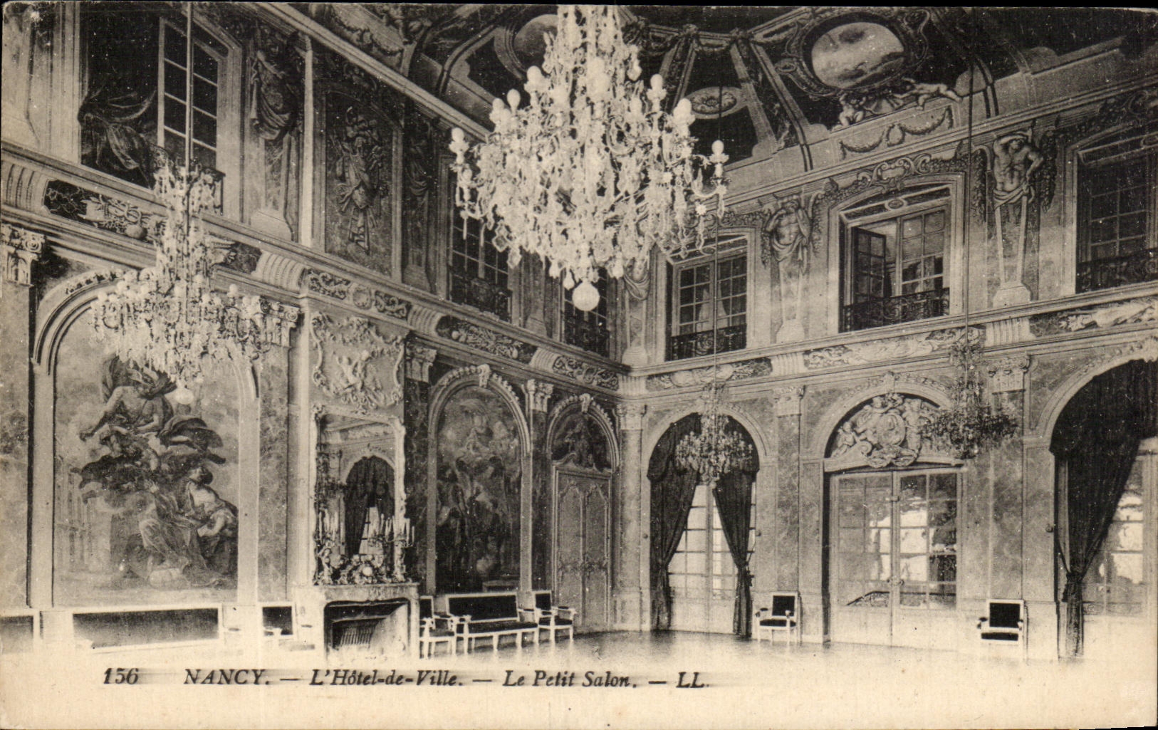 CPA Nancy L'Hotel Ville Le Petit Salon