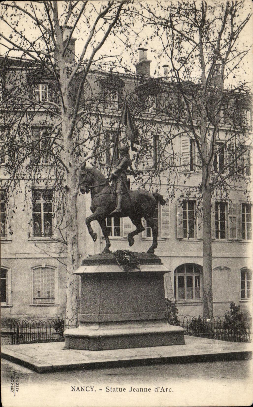 CPA Nancy Statue Jeanne d'Arc