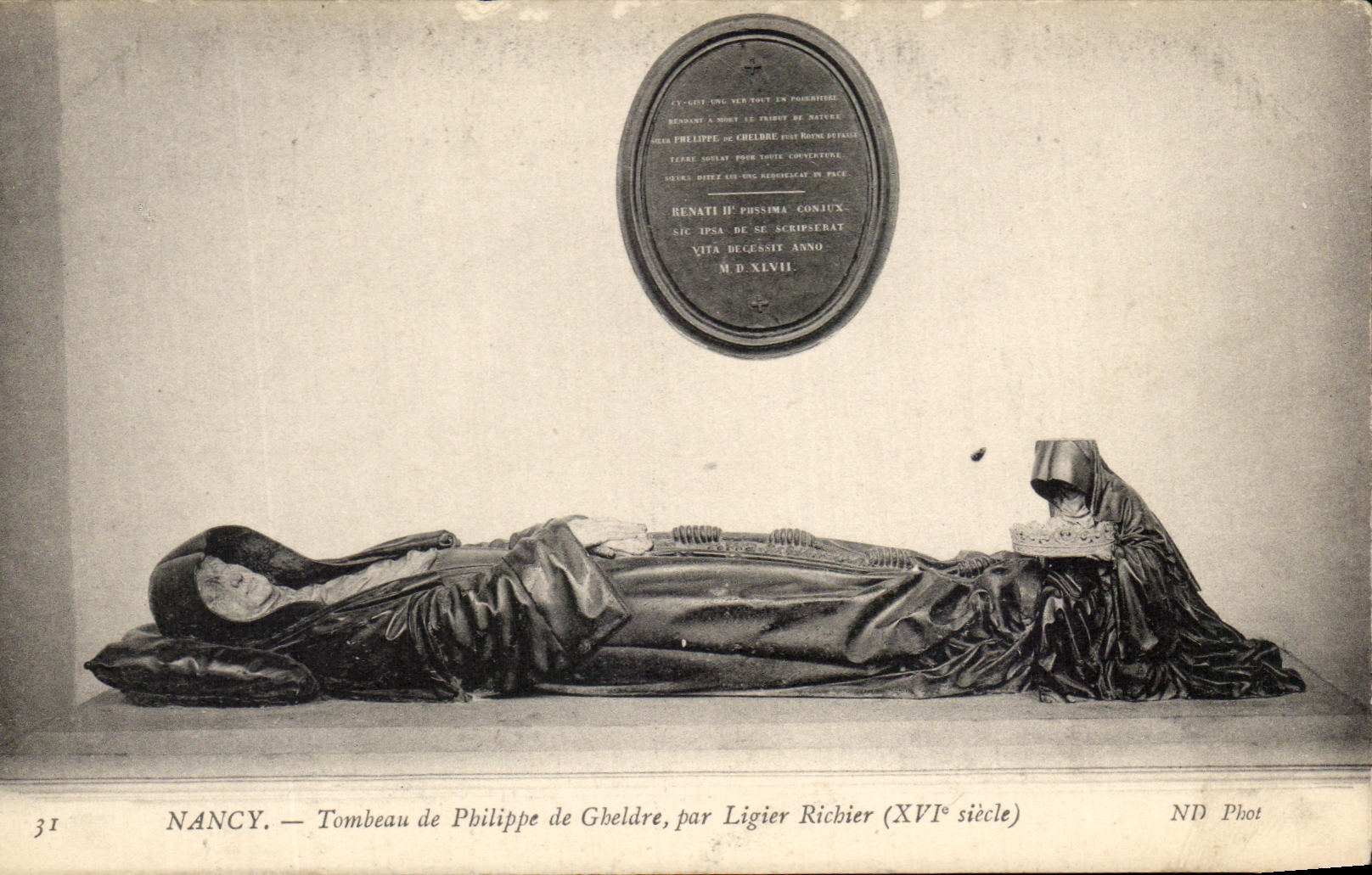 CPA Nancy Tombeau de Philippe de Gheldre par Ligier Ricbier