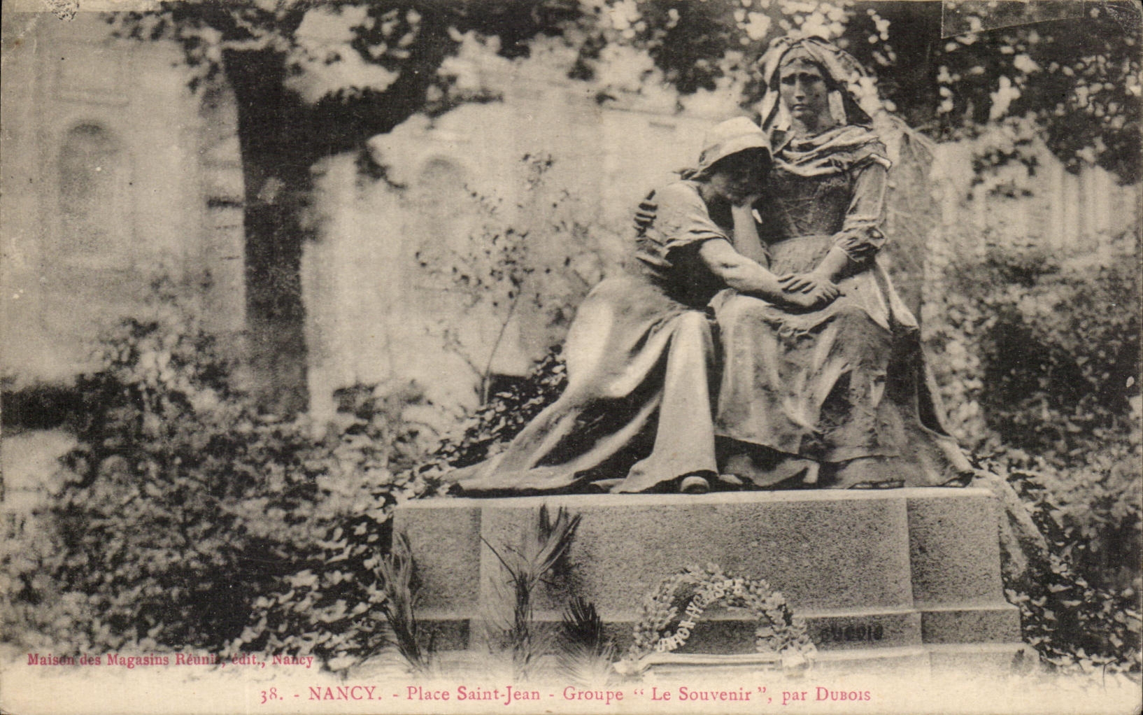 CPA Nancy Place Saint Jean Groups Le Souveuir par Dubois Alsace Lorraine