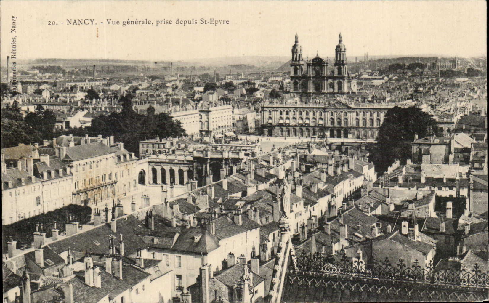 CPA Nancy Vue Generale Prise depuis St Epvre