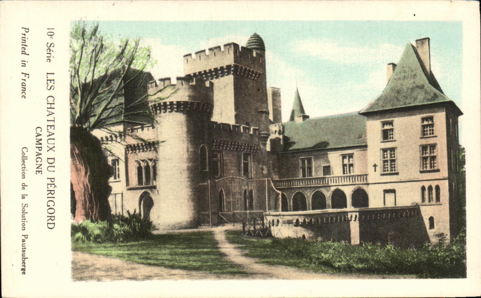 CPA Serie Les Chateaux Du Perigord Campagne