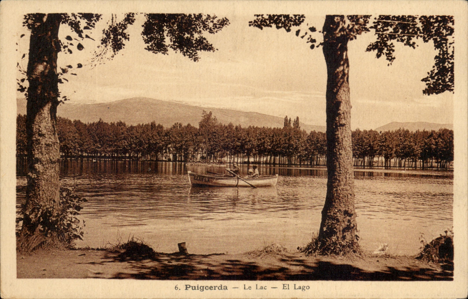 CPA Puigcerda Le Lac El Lago