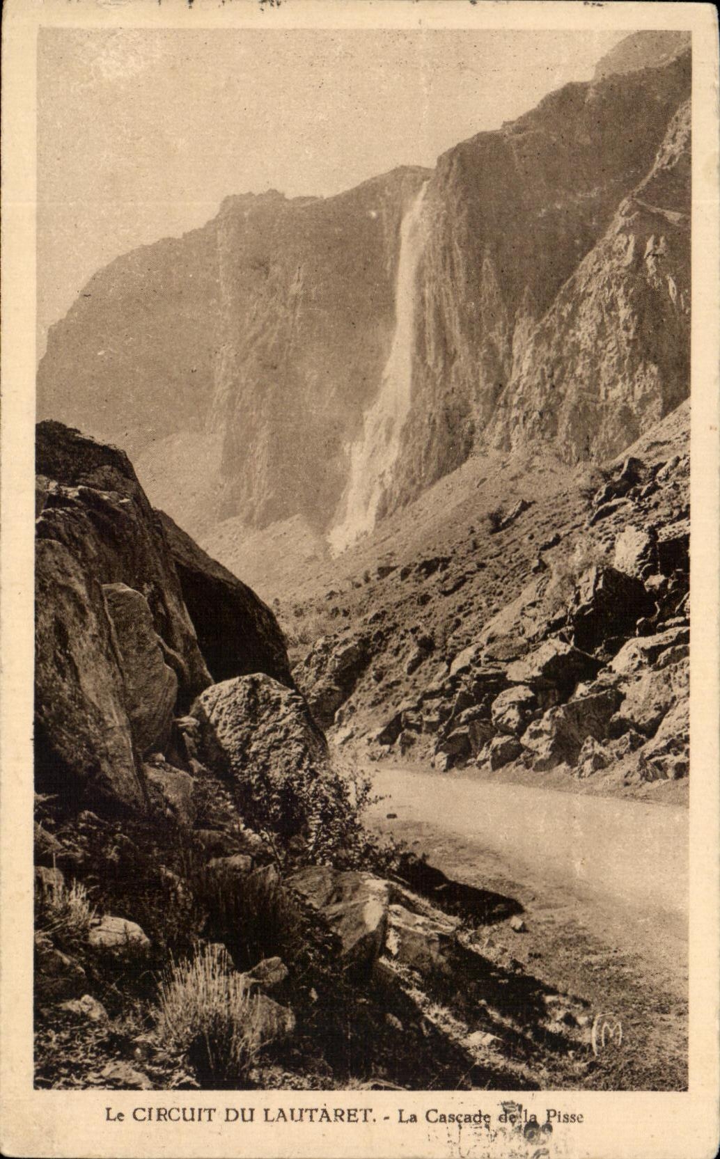 CPA the Circuit Of Lautaret the Cascade Of the Piss