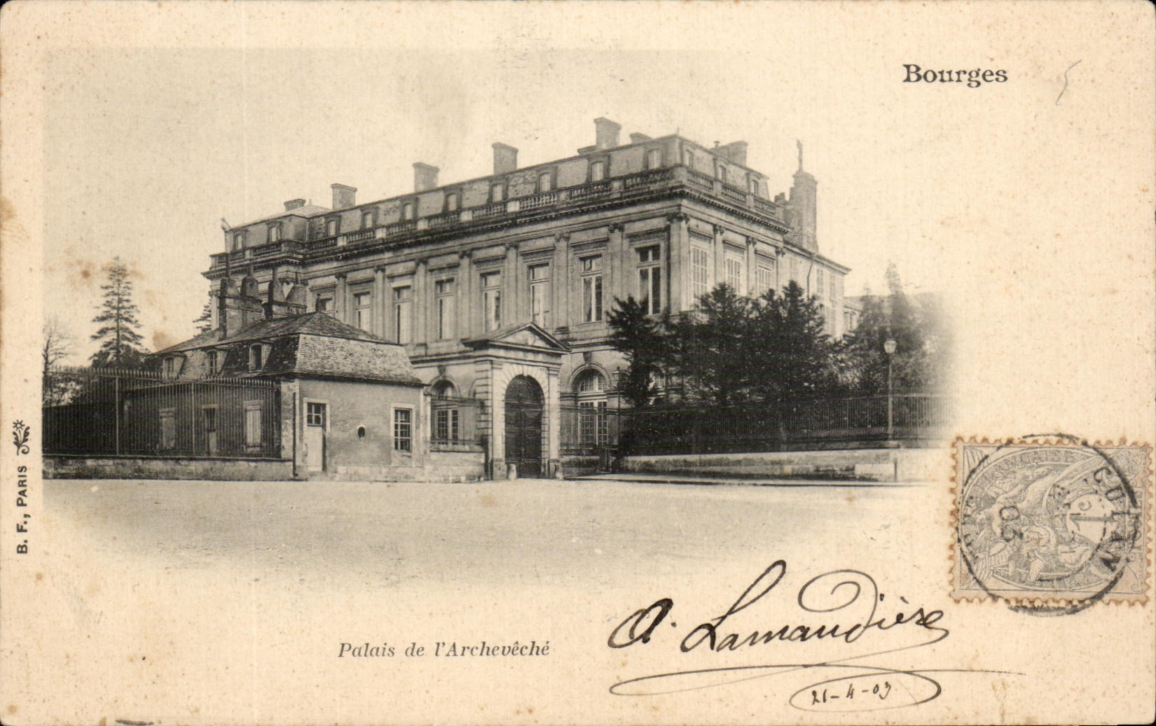 CPA Bourges Palate Of the Archbishop's palace