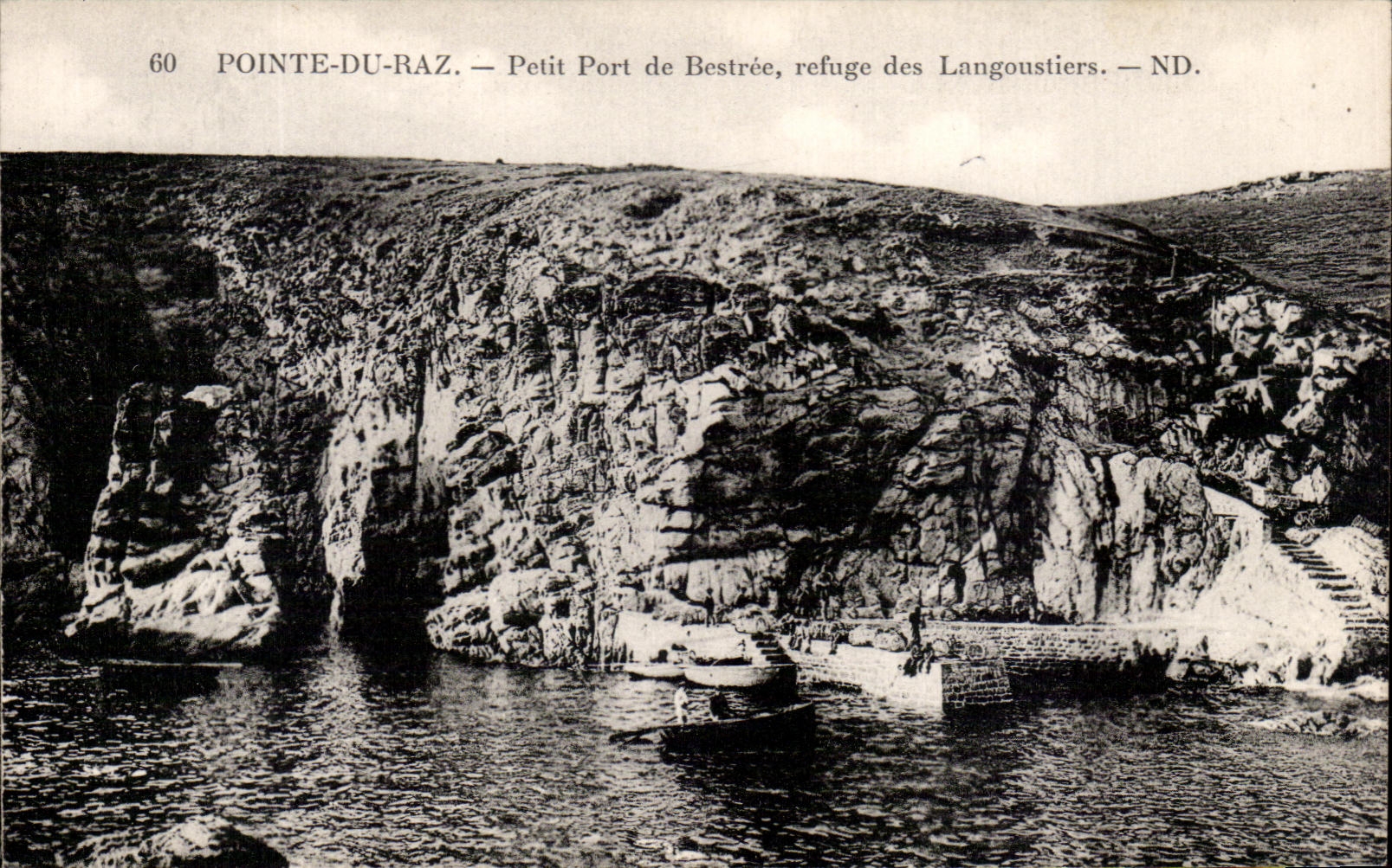 CPA Points Strong current Small Port De Bestree Refuge Of the Lobster boats Lobster