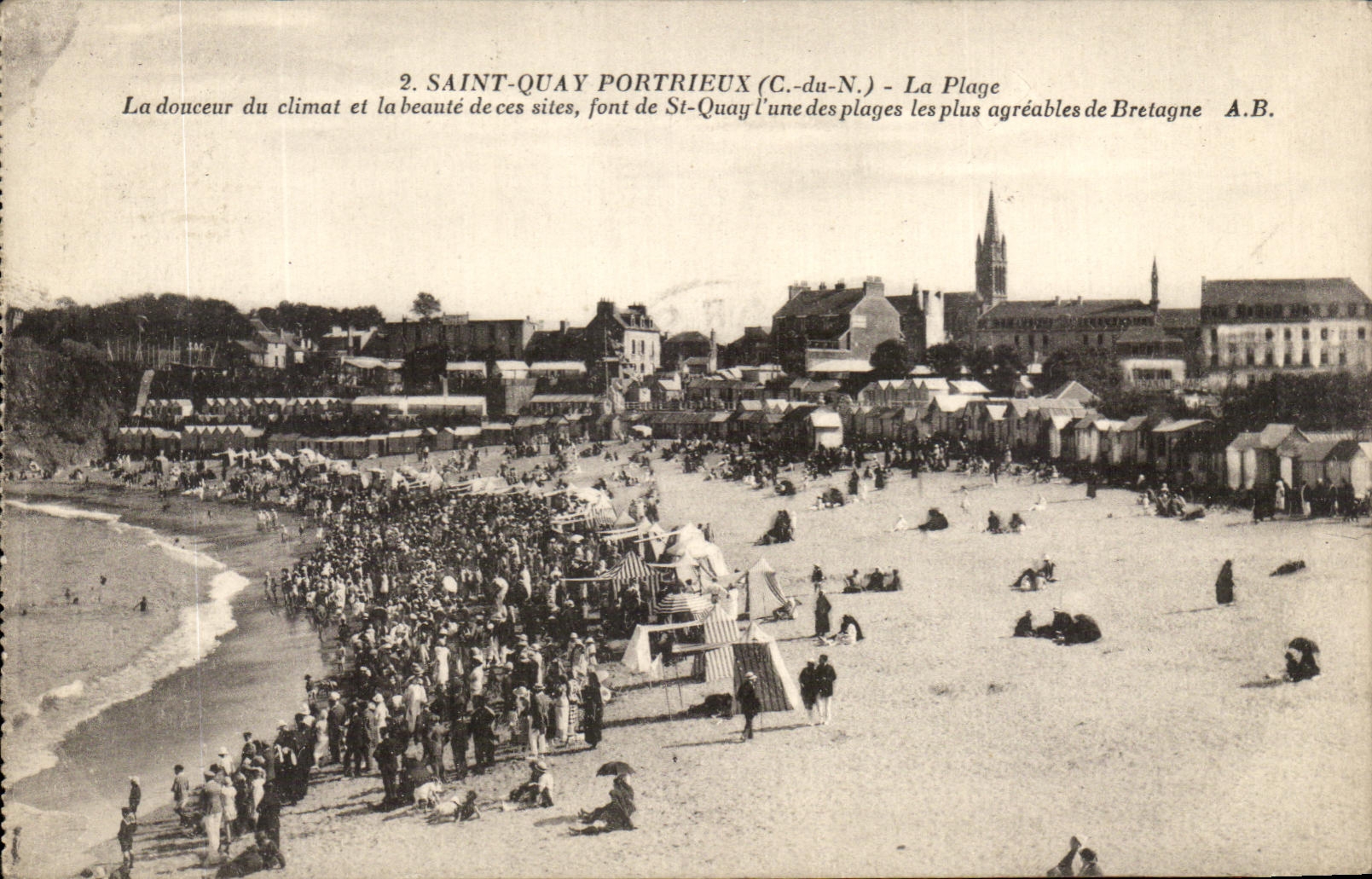 CPA Saint Quay Portrieux the Beach