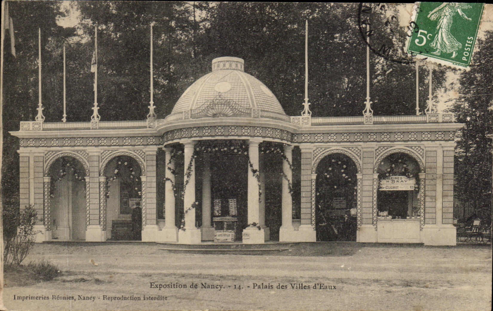 CPA Exposition de Nancy Palais des Villes d'Eaux