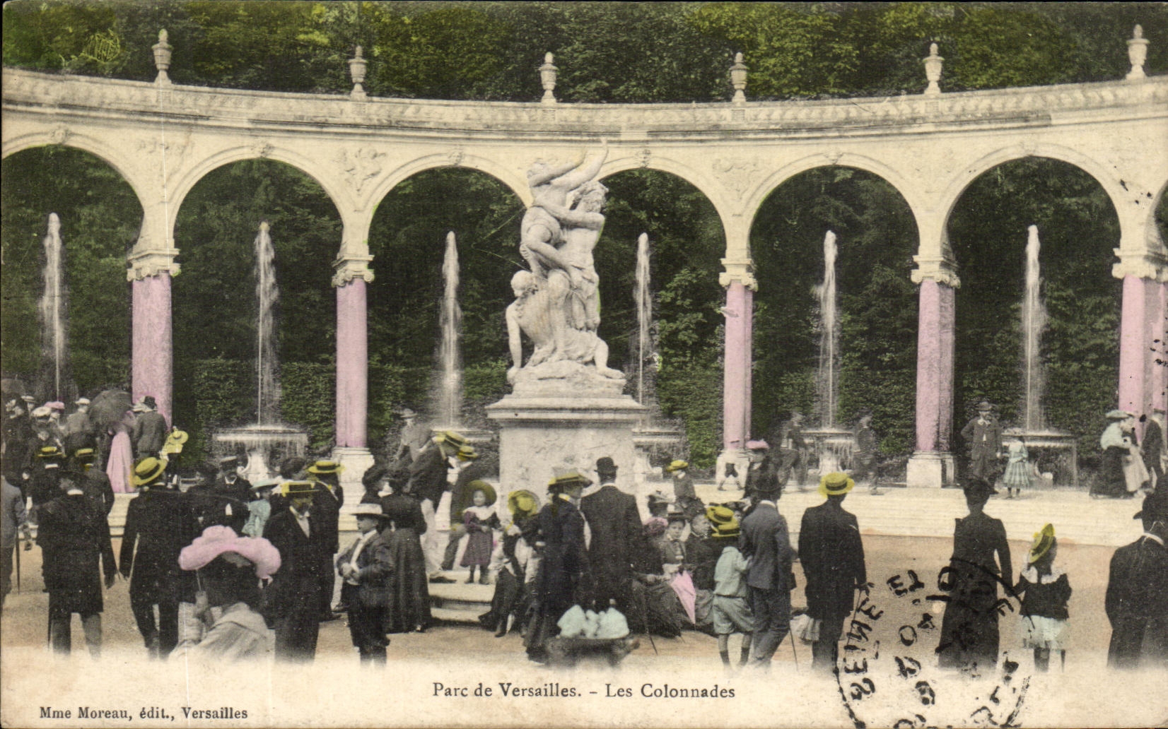CPA Parc De Versailles Les Colonnades