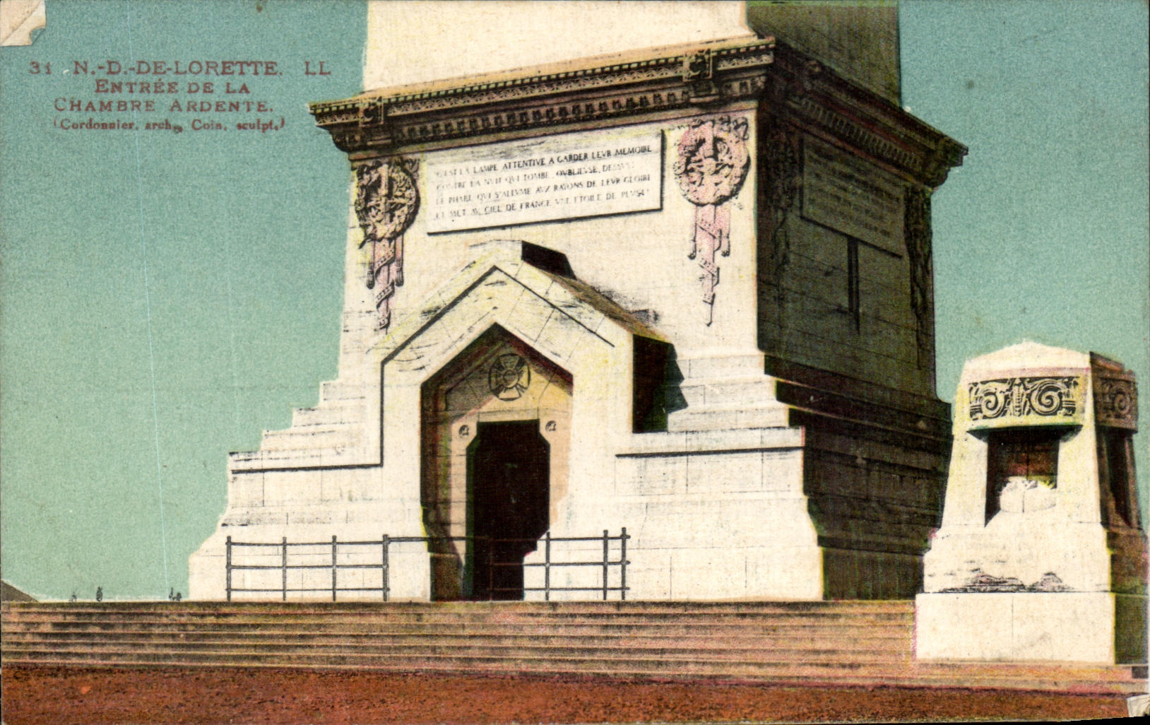 CPA ND De Lorette Entrance of the Burning Room