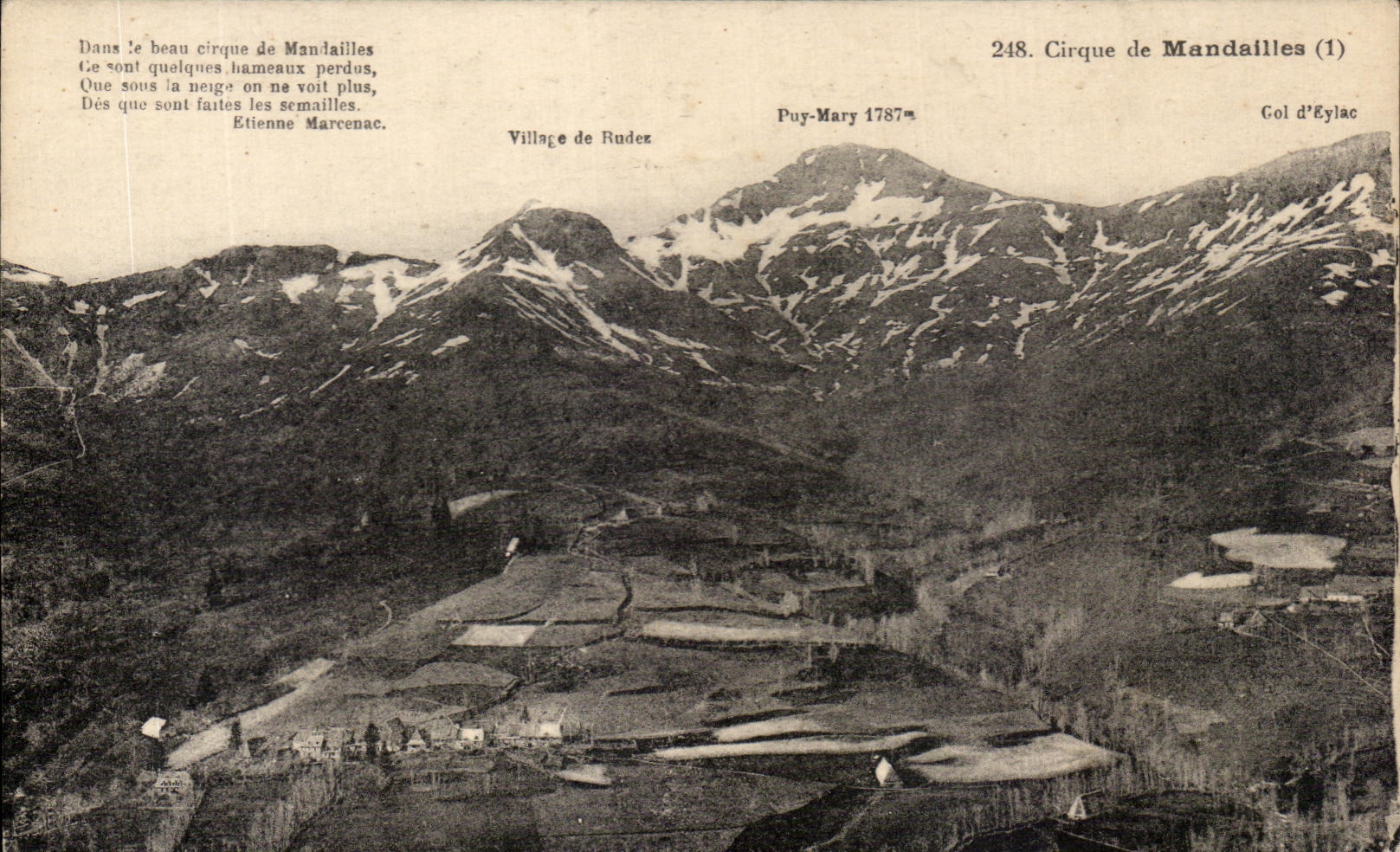 CPA Cirque de Mandailles Puy