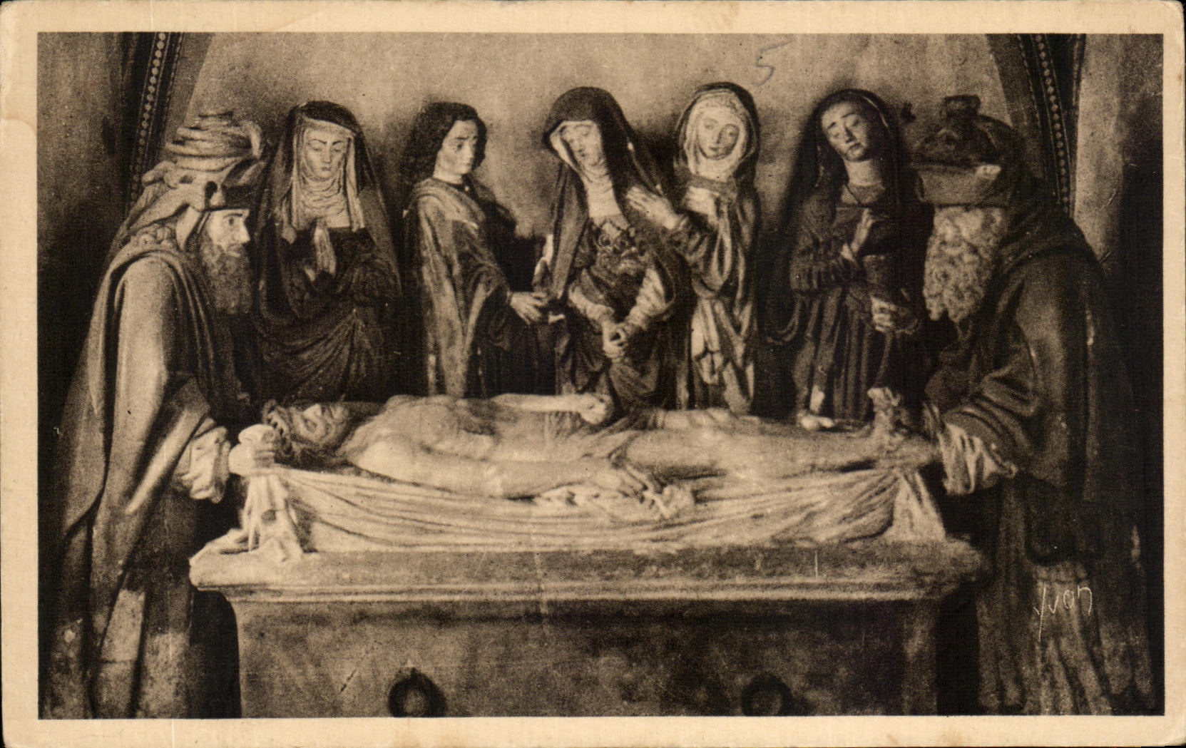 CPA Tolede Auvergnate Dirty Interior of the Church Put at the Tomb