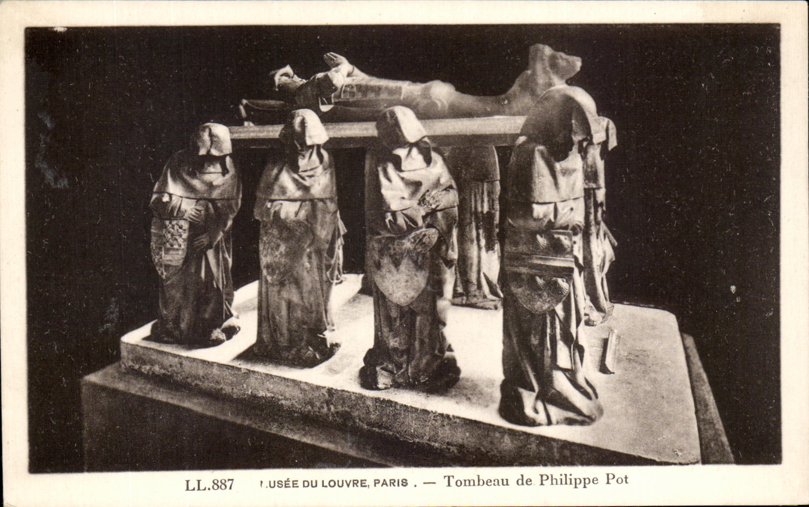 CPA museum Of Louvre Paris Tomb of Philippe Pot