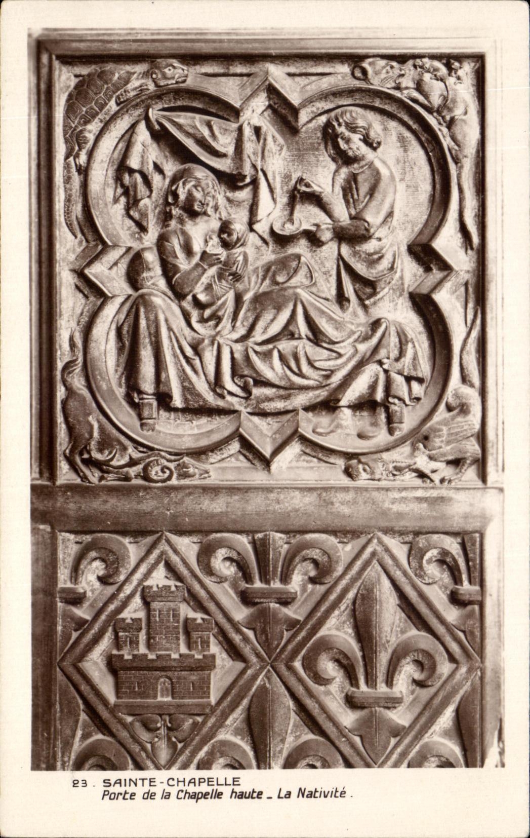 CPA Saint Vault Gate of the High Vault Nativity