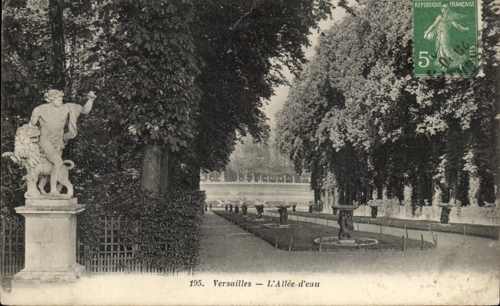 CPA Versailles L'Allee D'Eau