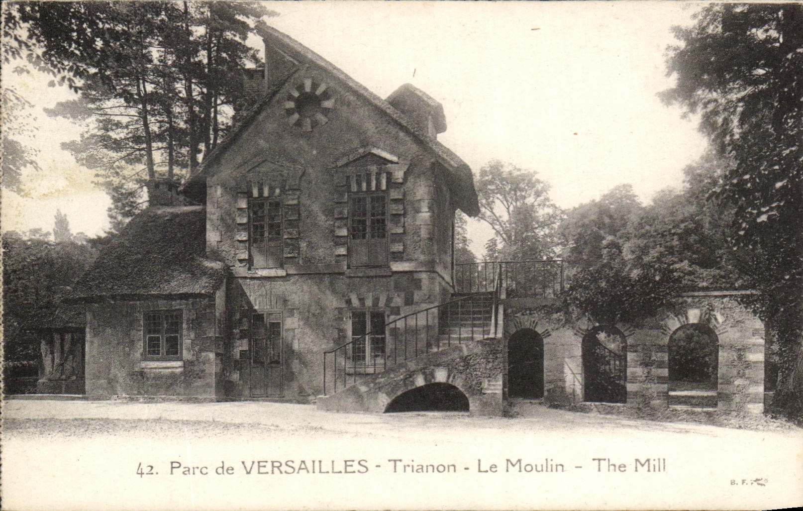 CPA Parc De Versailles Trianon Le Moulin 