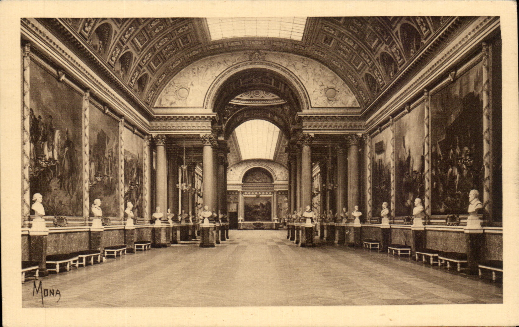 CPA Les Petits Tableaux De Versailles La Galerie Des Batailles Par Fontaine Et