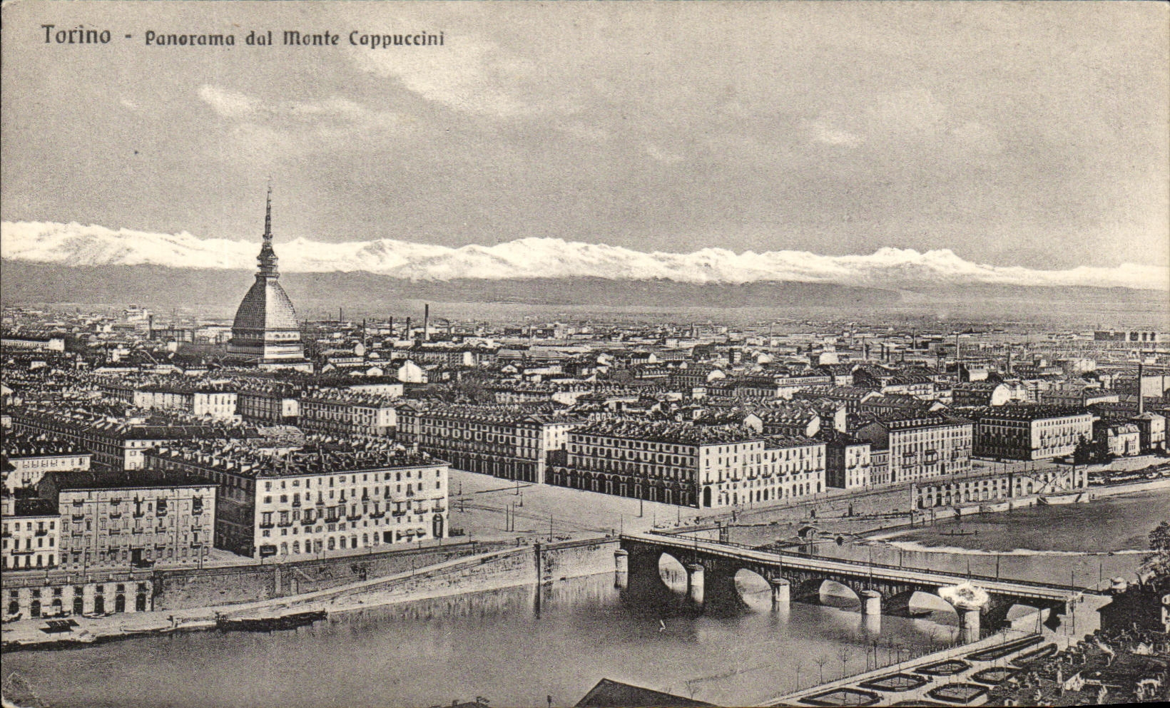 CPA Torino Panoromo Dat Monte Cappuccini