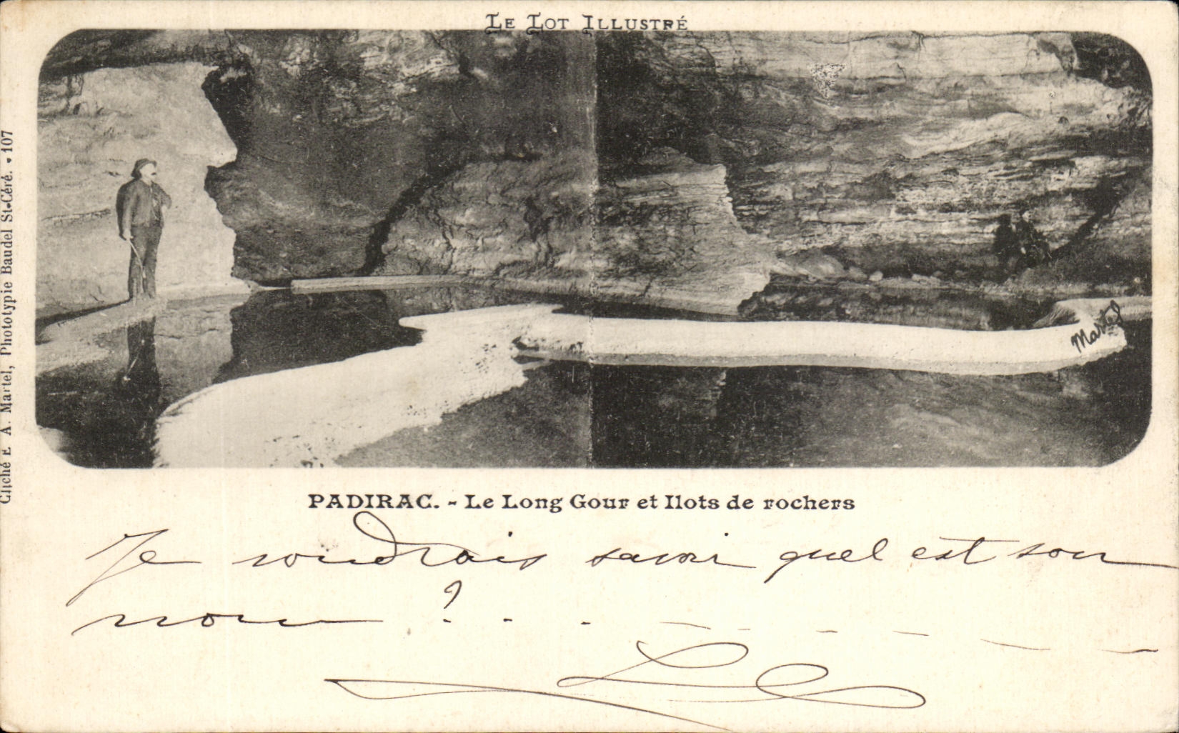 CPA the Batch Illustrates Padirac Gour Length And Ilots Of Rocks