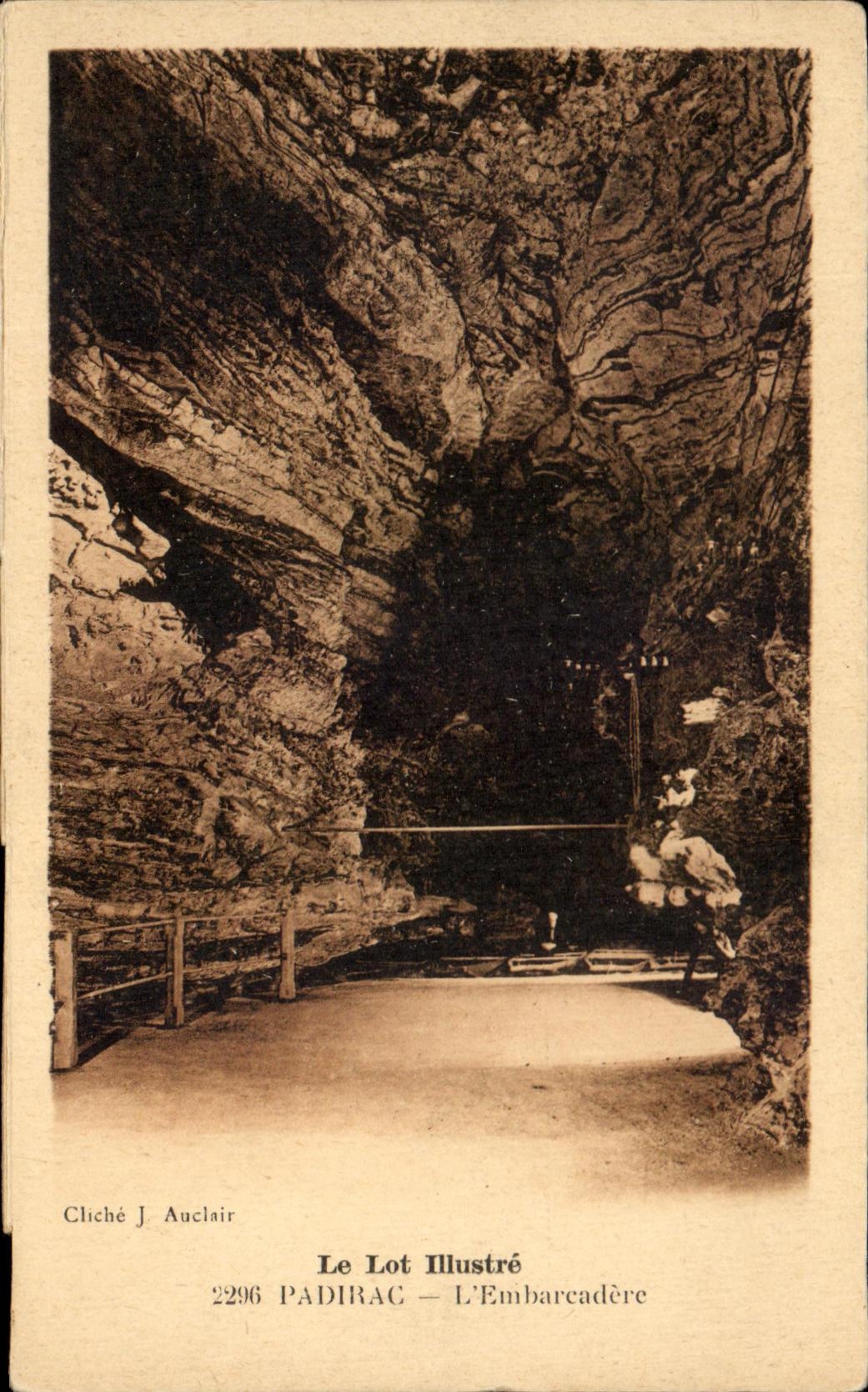 CPA the Batch Illustrates Padirac Esbarcadere