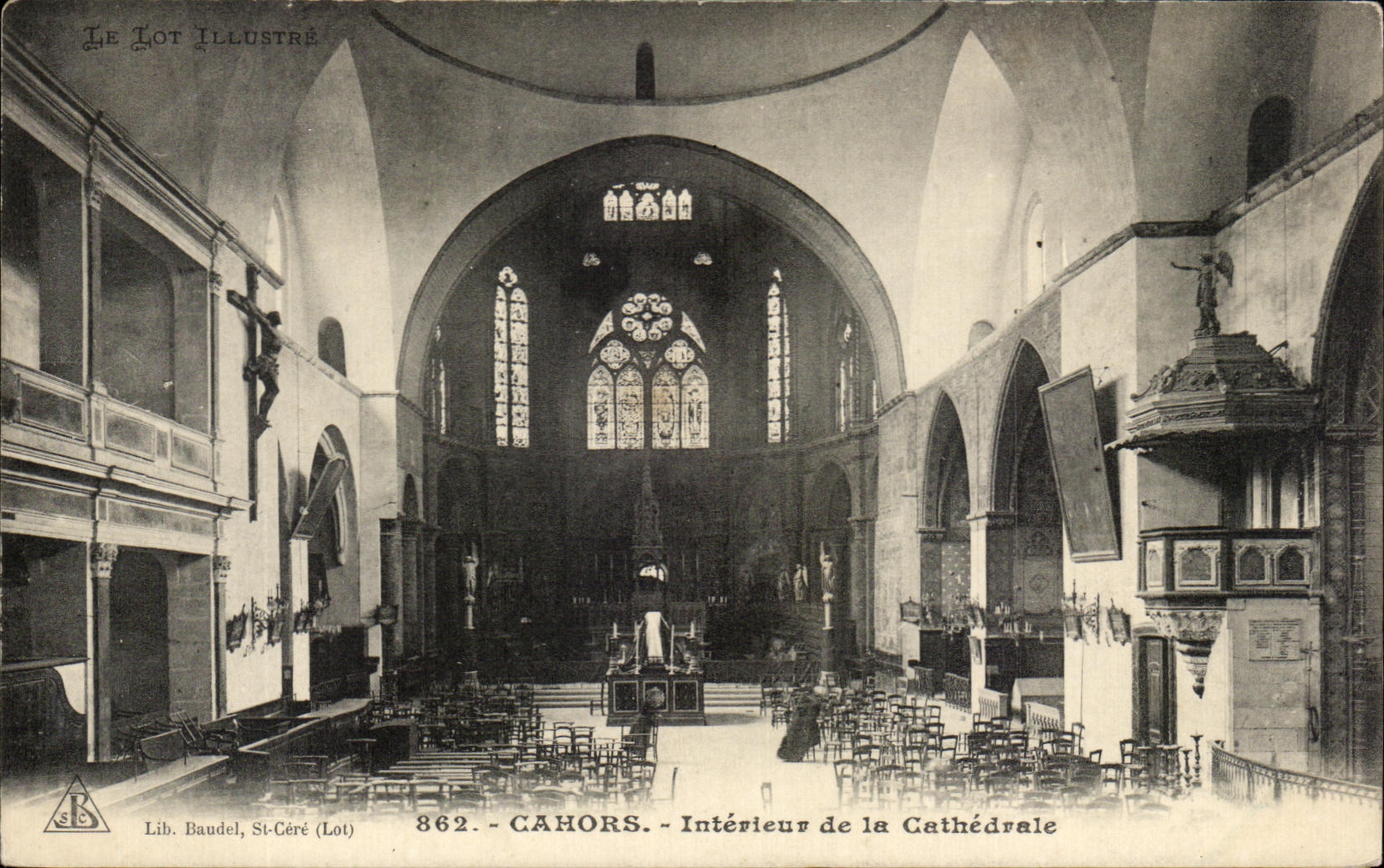 CPA Interior Cahors of the Cathedral