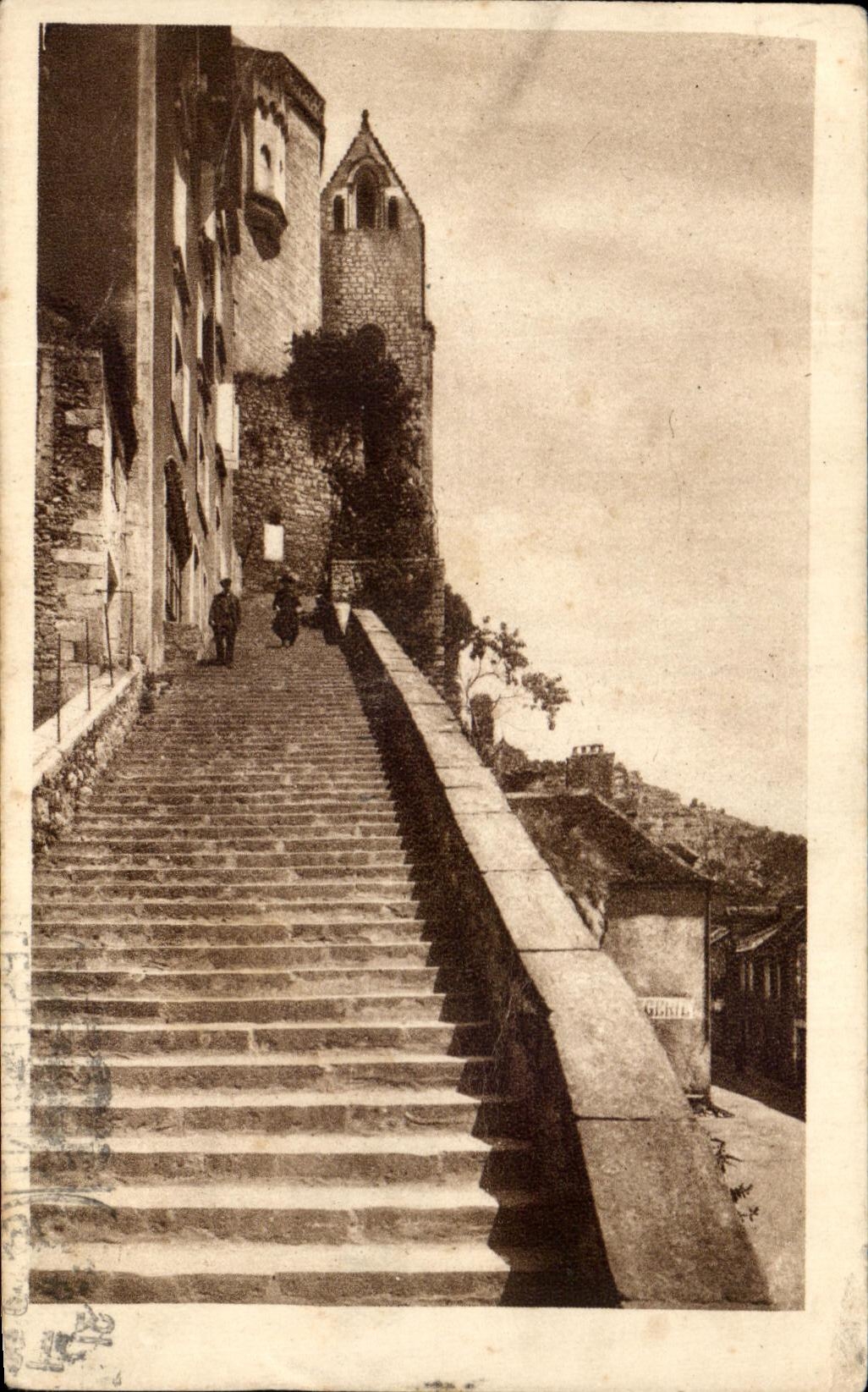CPA Rocamadour Escalier des pelerins
