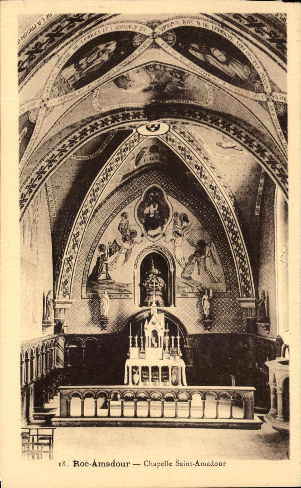 CPA Rocamadour Chapelle Saint Amadour