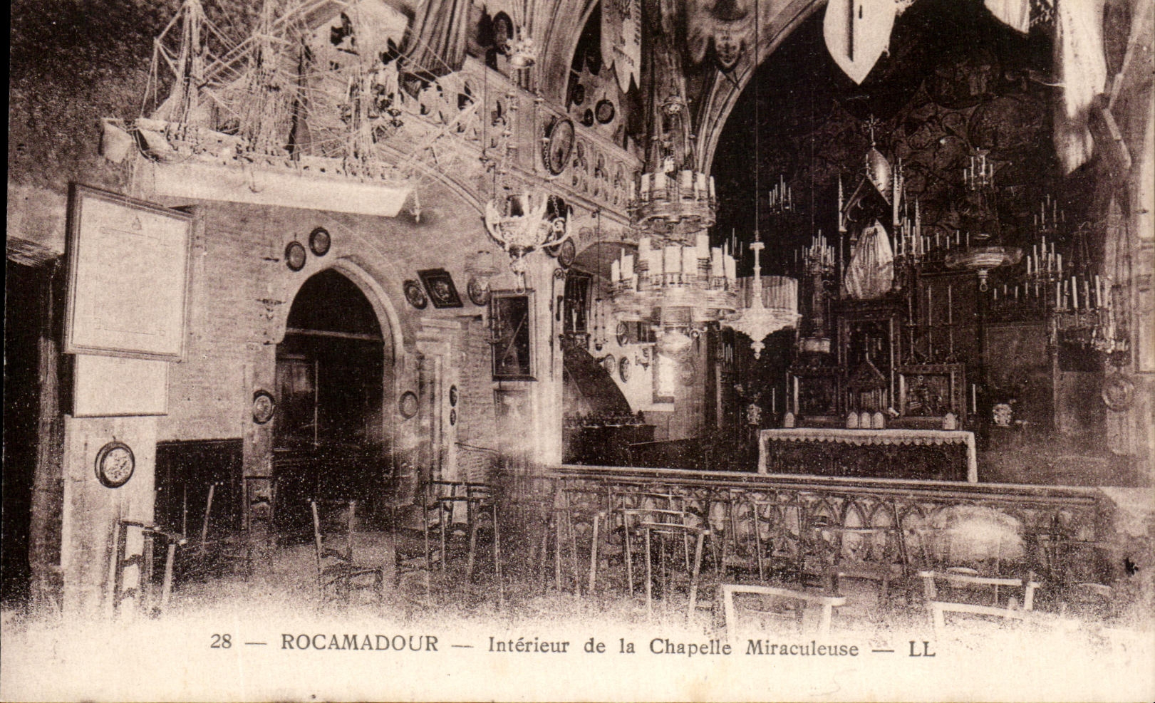 CPA Interior Rocamadour of the Miraculous Vault