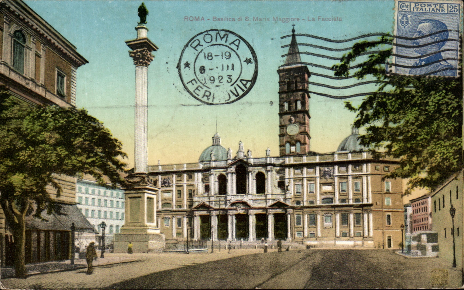 CPA Roma Basilice di S Maggiore Facciata